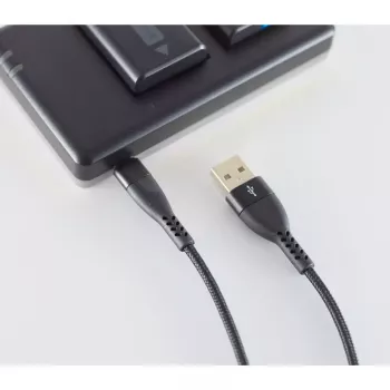 Lightning-Kabel 1m ShiverPeaks BS20-73025 Schwarz