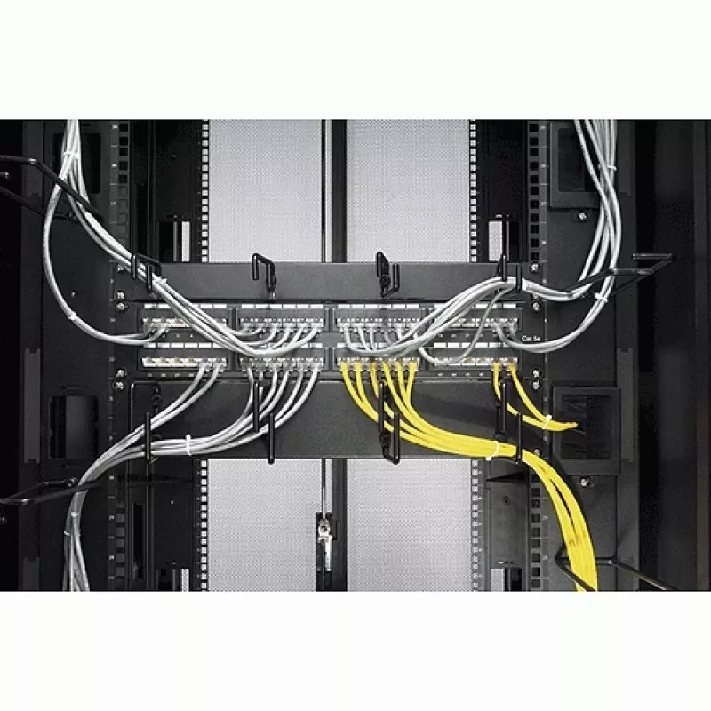 APC NetShelter Kabelmanagement, Vertikales Kabelmanagement, Ringe, für NetShelter 750mm und 800mm breite Gehäuse, Set mit 8, 76 x 19 x 203 mm
