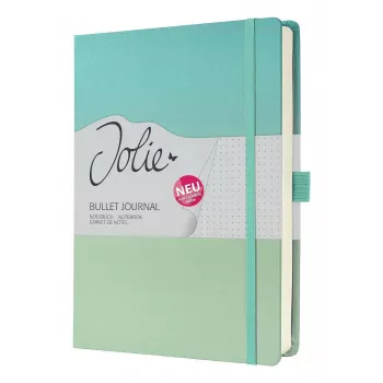 Schreibnotizbuch Sigel Jolie JB102 A5+ 100 Blatt Grün Minze Türkis