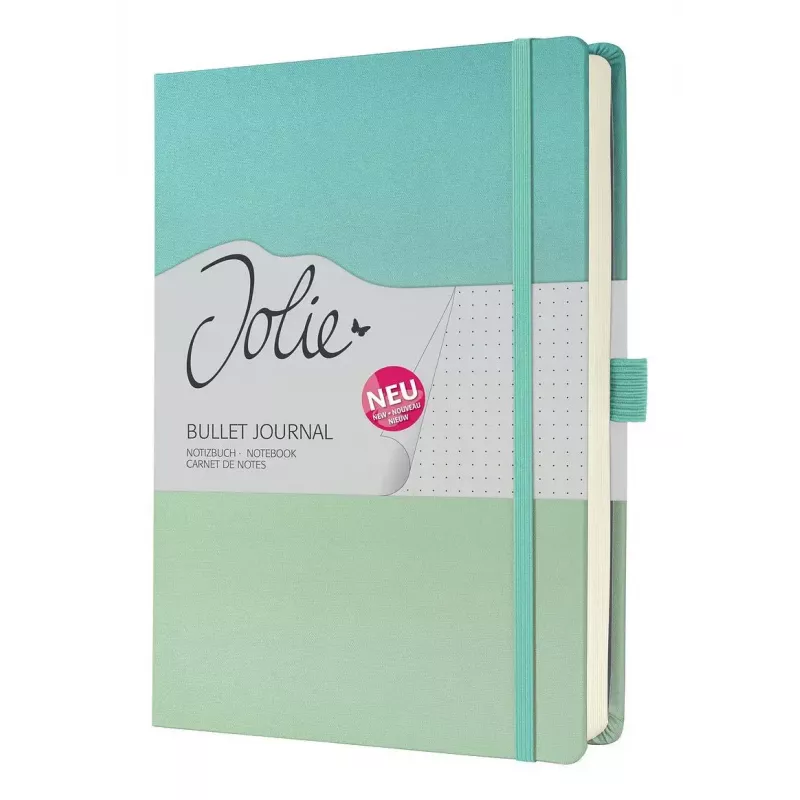Schreibnotizbuch Sigel Jolie JB102 A5+ 100 Blatt Grün Minze Türkis