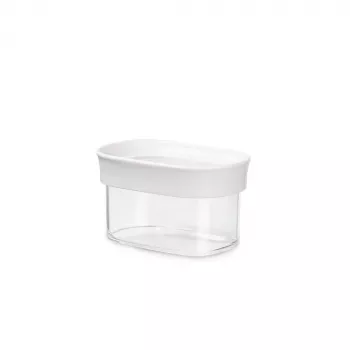 EMSA Optima Rechteckiger Behälter 0,18 L Transparent, Weiß 1 Stück