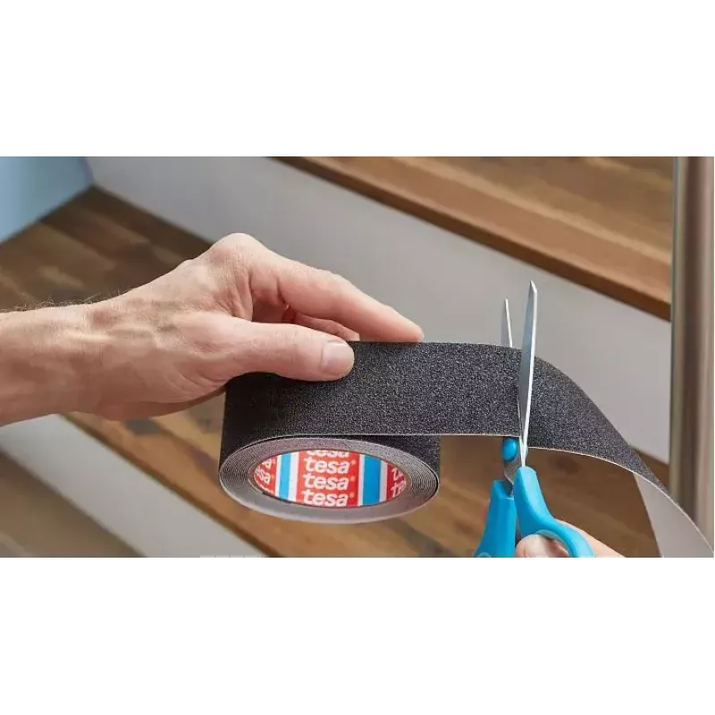Rutschfester Badstreifen TESA 55587-02 Schwarz