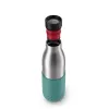 EMSA Bludrop Sleeve N3110600 Trinkflasche Täglicher Gebrauch 500 ml Edelstahl Grün, Edelstahl