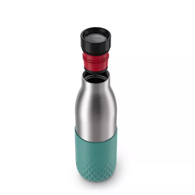 EMSA Bludrop Sleeve N3110600 Trinkflasche Täglicher Gebrauch 500 ml Edelstahl Grün, Edelstahl