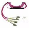 BlueOptics CBL-MPO12-4LC-OM4-5M-BO InfiniBand-Glasfaserkabel 4x LC MPO 5m
