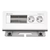 Outlet-Box Typ F Kindermann 7430000052 Grau Weiß