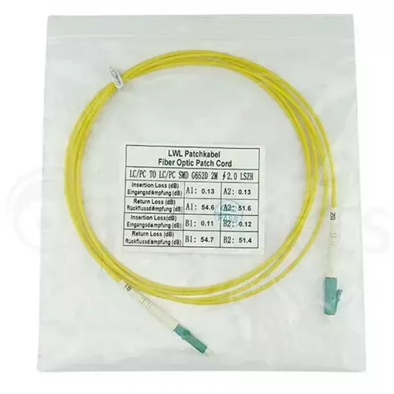 BlueOptics SFP2121BU1MM InfiniBand Glasfaserkabel 1m LC Gelb