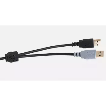 Tastatur Logickeyboard LKB-CBASE-A2PC-DE Universal USB QWERTZ Deutsch Schwarz