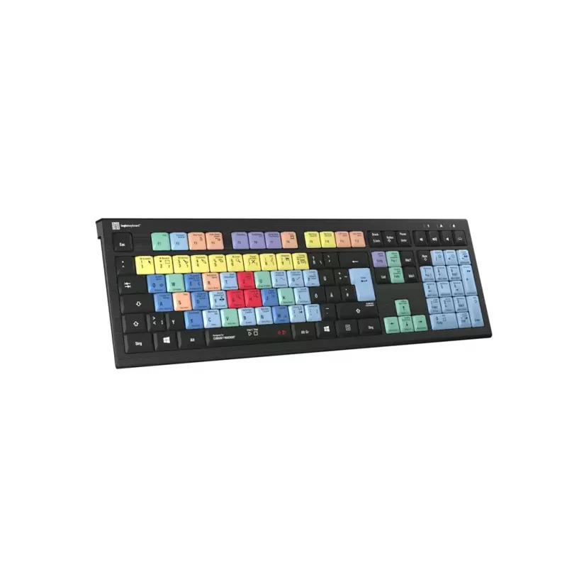 Tastatur Logickeyboard LKB-CBASE-A2PC-DE Universal USB QWERTZ Deutsch Schwarz