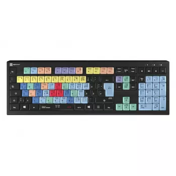 Tastatur Logickeyboard LKB-CBASE-A2PC-DE Universal USB QWERTZ Deutsch Schwarz