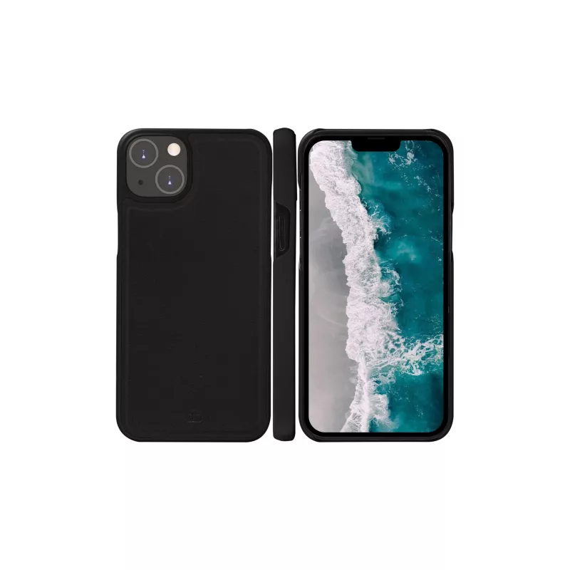 Folio-Handyhülle dbramante1928 Stockholm für iPhone 14 Plus (6,7 Zoll, Schwarz) mit 3 Kartenfächern
