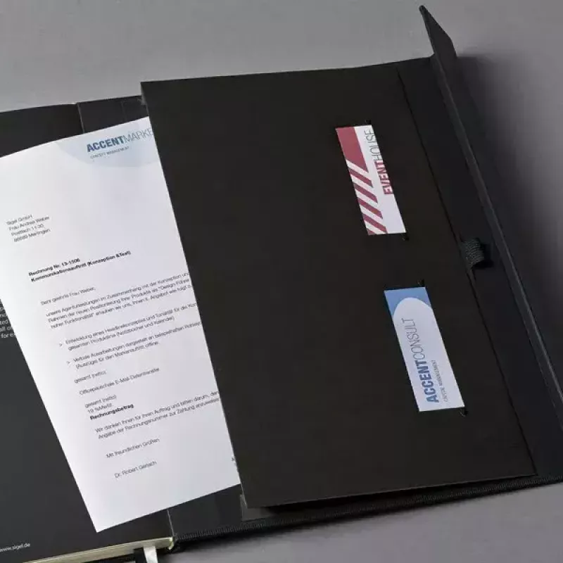 Schreibheft Sigel CO151 A4 97 Blatt Schwarz