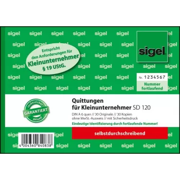 Geschäftsformular Sigel SD120