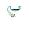 Glasfaserkabel BlueOptics CBL-MPO12-4LC-OM3-1M-BO MPO 4x LC/LC 1m