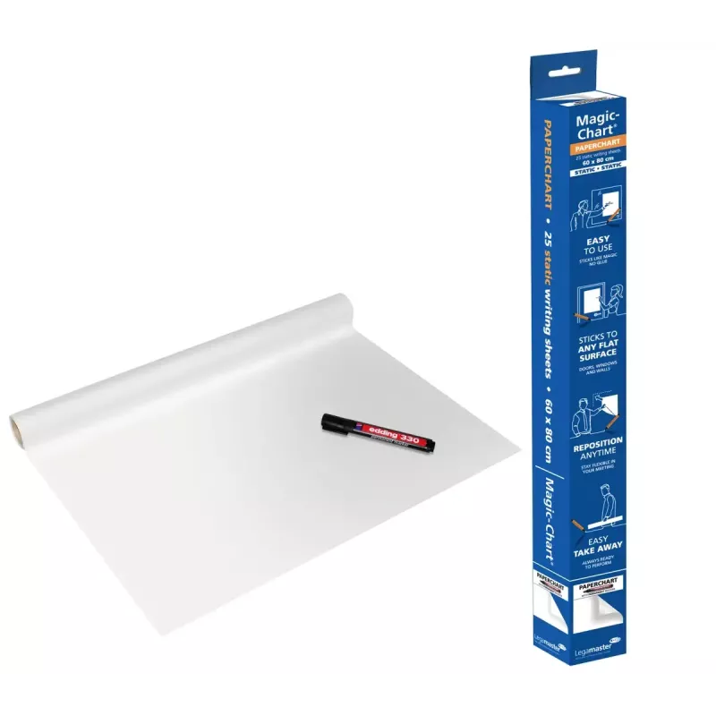 Paperchart-Folie Legamaster Magic-Chart 60x80cm