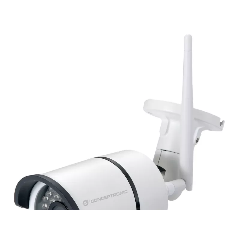 Conceptronic JARETH HD Wireless Cloud IP-Kamera, Außenbereich, IP-Überwachungskamera, Außenbereich, Kabelgebunden & Kabellos, Extern, Decke/Wand, Weiß