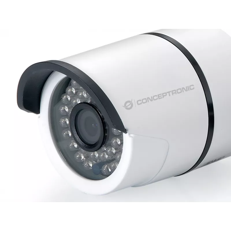 Conceptronic JARETH HD Wireless Cloud IP-Kamera, Außenbereich, IP-Überwachungskamera, Außenbereich, Kabelgebunden & Kabellos, Extern, Decke/Wand, Weiß
