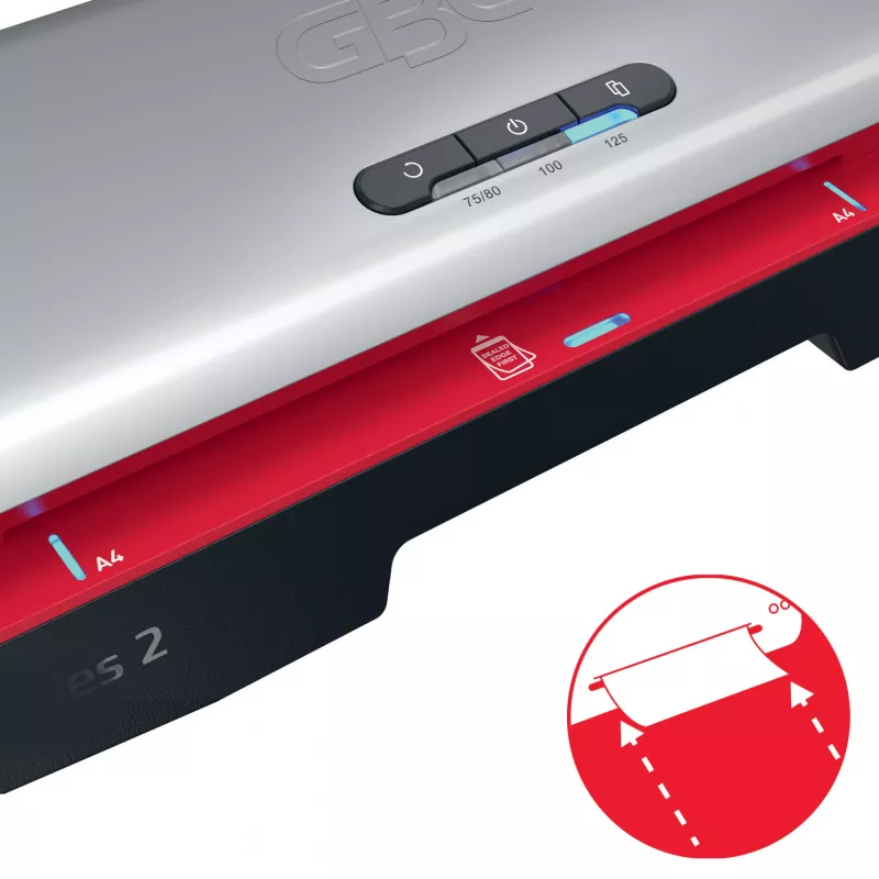 GBC 250 Office A4 Laminiergerät, 24 cm, Heißlaminiergerät, 500 mm/min, 0,5 mm, A4, 100 µm