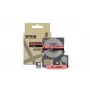 Etikettenband Epson LK-4RBJ Schwarz Rot Thermotransfer 1,2 cm