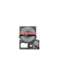 Etikettenband Epson LK-4RBJ Schwarz Rot Thermotransfer 1,2 cm
