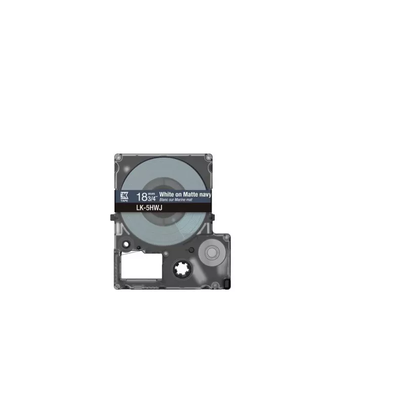 Label Tape Epson LK-5HWJ Navy White Thermal Transfer 1,8 cm