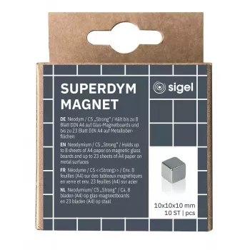 Bastelmagnet Würfel Sigel BA193 Neodym Silber 10mm