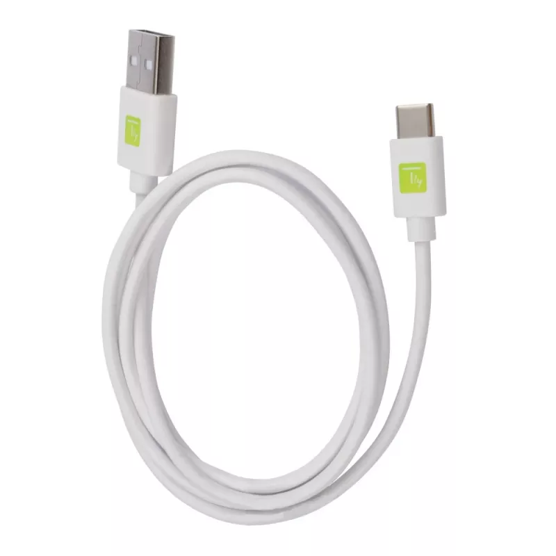 Techly ICOC MUSB20-CMAM10TW USB-Kabel USB 2.0 1 m USB A USB C Weiß