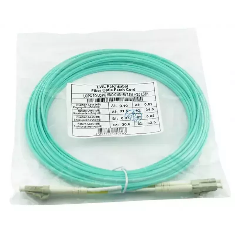 BlueOptics SFP3131EU7.5MK InfiniBand Glasfaserkabel 7,5 m LC Aqua