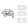 3,5-mm-Steckdoseneinsatz Kindermann 7456 000 511 Weiß