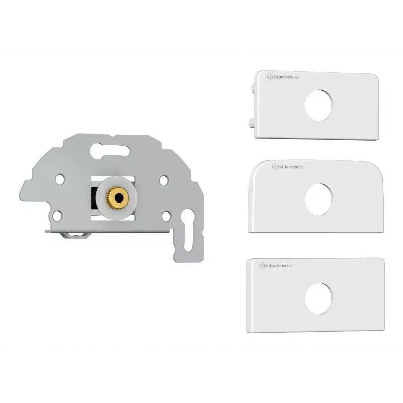 3,5-mm-Steckdoseneinsatz Kindermann 7456 000 511 Weiß