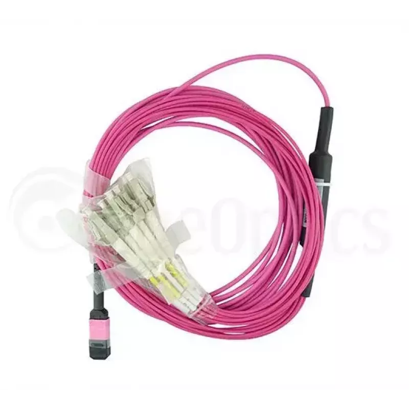 BlueOptics CBL-MPO12-4LC-OM4-1M-BO InfiniBand Glasfaserkabel MPO 4x LC