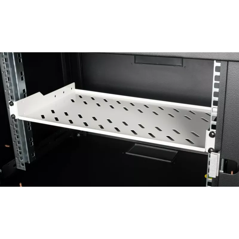 Rack-Regal Equip Fixed Shelf 19' 1U 400MM Grau