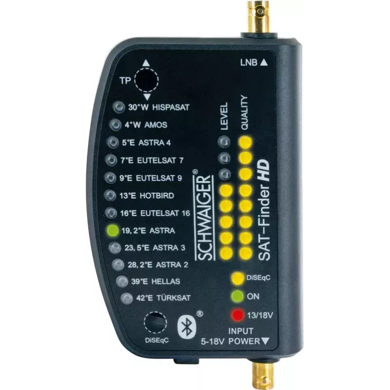 Satelliten-Finder Schwaiger SF9003BTAKKU 950-2150 MHz Kunststoff