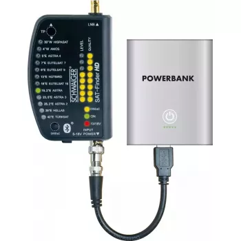 Satelliten-Finder Schwaiger SF9003BTAKKU 950-2150 MHz Kunststoff