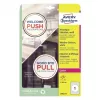 Avery Fensteraufkleber Avery L9003-10 Selbstklebend Weiß A4 10 Stück