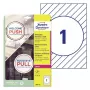 Avery Fensteraufkleber Avery L9003-10 Selbstklebend Weiß A4 10 Stück