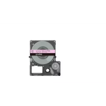 Label Tape Epson LK-4PAS Grau Pink Thermotransfer 1,2 cm