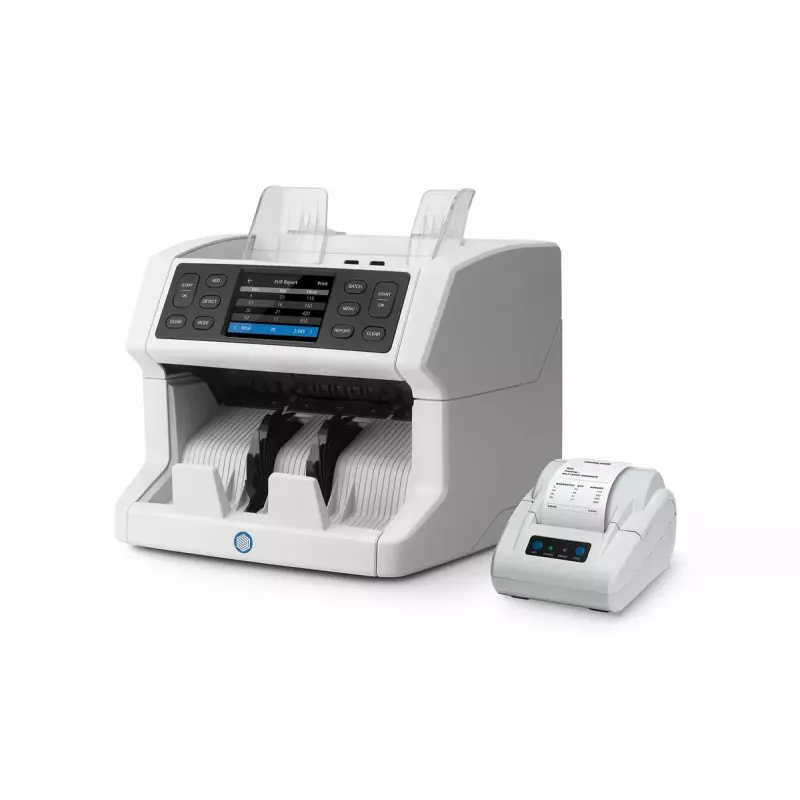 Münzzählmaschine Safescan 2865-S Weiß Breite 259 mm Tiefe 254 mm Höhe 255 mm