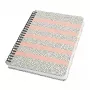 Schreibnotizbuch Sigel JN600 A5 120 Blatt Schwarz Rose Weiß
