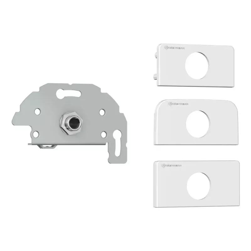Steckdose Kindermann 7456000417 6,35 mm Grau Weiß