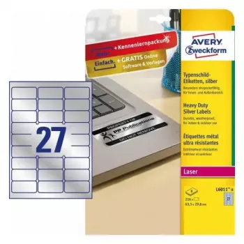 Selbstklebendes Druckeretikett Avery L6011-8
