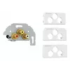 Anschlussdose 3 x RCA Kindermann 7456000530