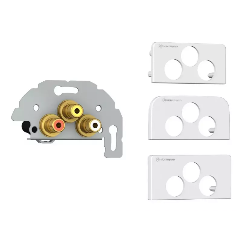 Anschlussdose 3 x RCA Kindermann 7456000530