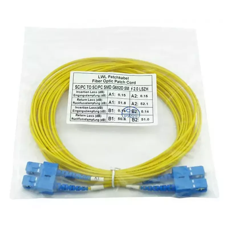 Glasfaserkabel BlueOptics CAB-SMF-SC-SC-3-BO 3 m G.657.A1 SC SC