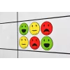 Board-Magnet Legamaster Magnetisches Symbol Emoticon sortiert 50 mm 6 Stück