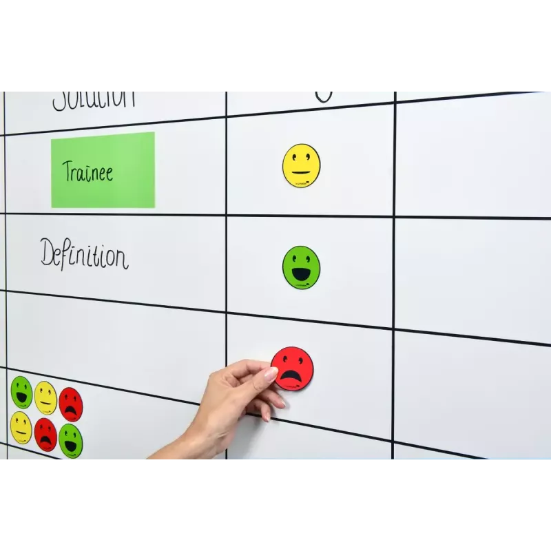 Board-Magnet Legamaster Magnetisches Symbol Emoticon sortiert 50 mm 6 Stück