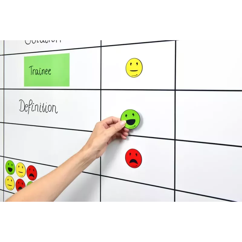 Board-Magnet Legamaster Magnetisches Symbol Emoticon sortiert 50 mm 6 Stück