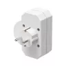 Hama 00223217 Netzstecker-Adapter Weiß