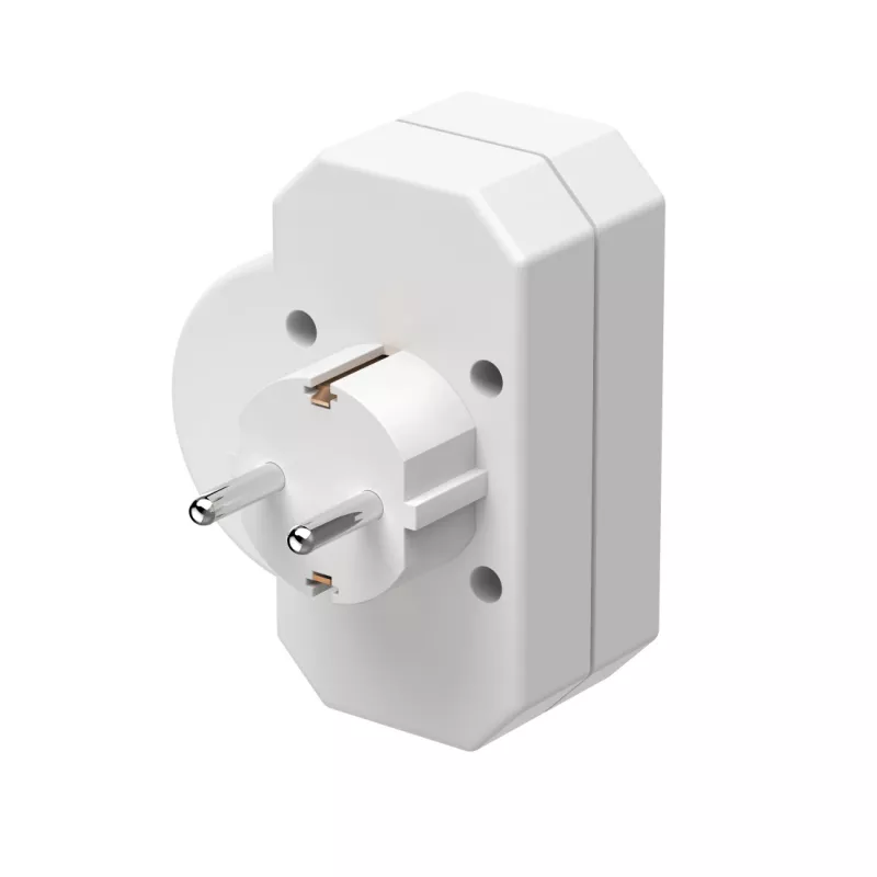 Hama 00223217 Netzstecker-Adapter Weiß