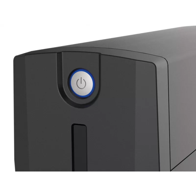 Conceptronic ZEUS02G 850VA 480W USV, 2 UK-Steckdosen, HID-USB, RJ45 Ein/Aus, AVR